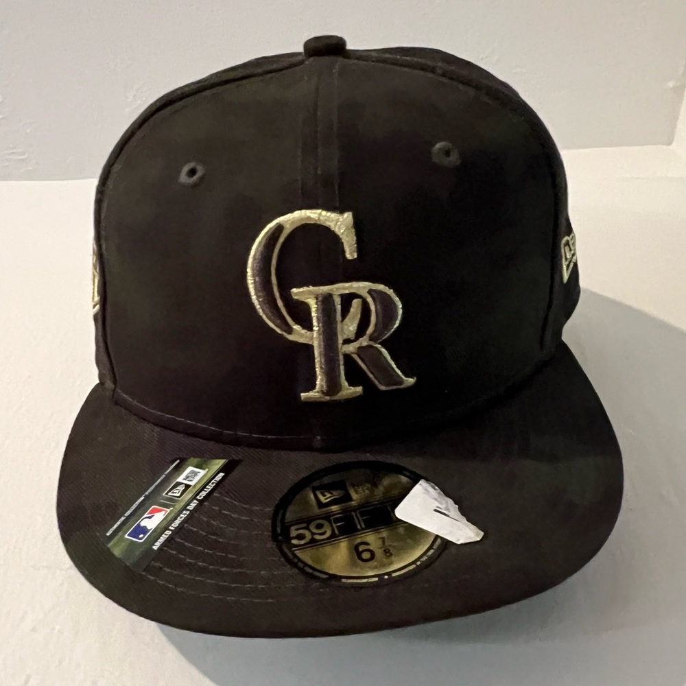 Colorado Rockies 59Fifty camouflage print baseball cap